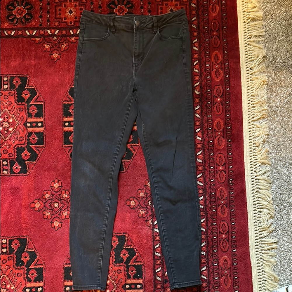 American Eagle Next Level Stretch LONG black Jeans